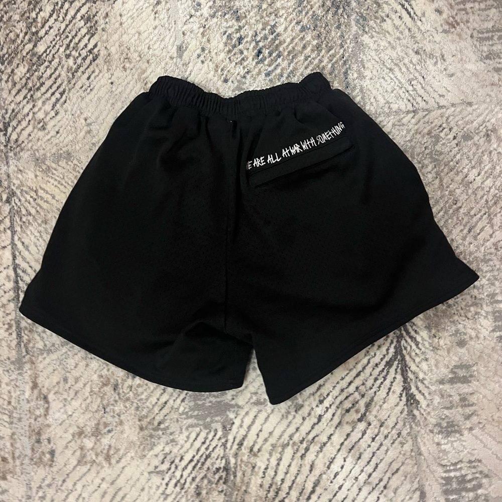 At War Wolewide Unisex Athletic Shorts - Picture 2 of 3
